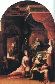 Domenico Beccafumi : Birth of the Virgin